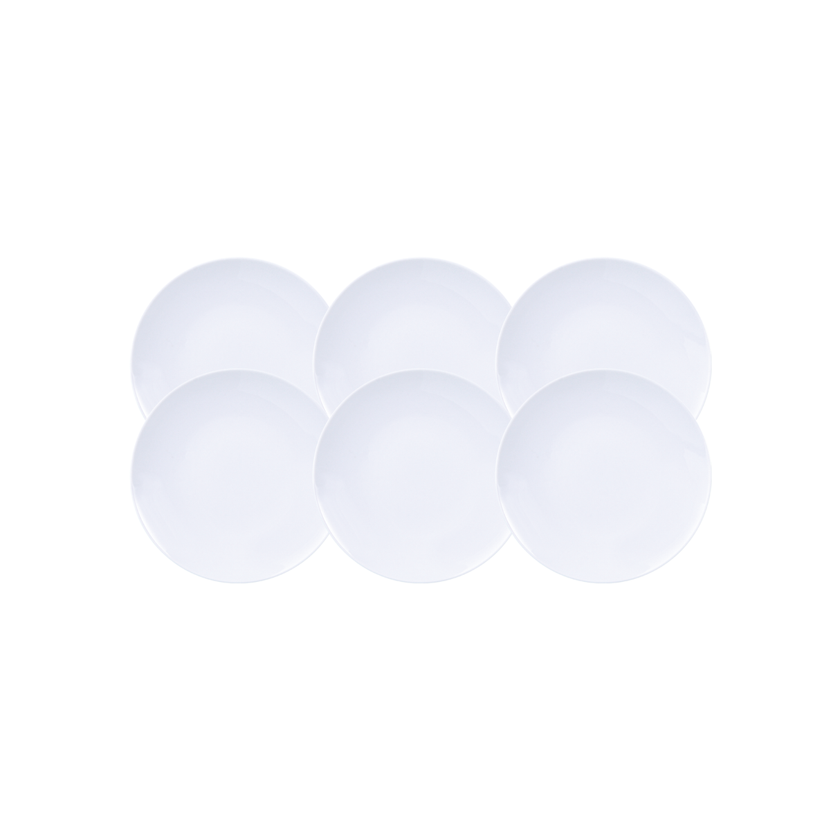 Juego de Platos de Postre en Porcelana Leonora 19 cm 6 Piezas