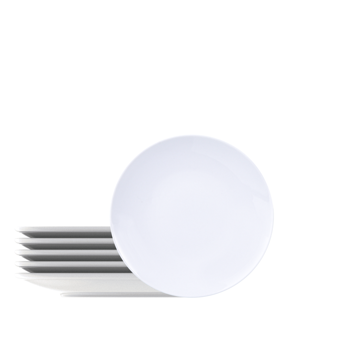 Juego de Platos de Postre en Porcelana Leonora 19 cm 6 Piezas