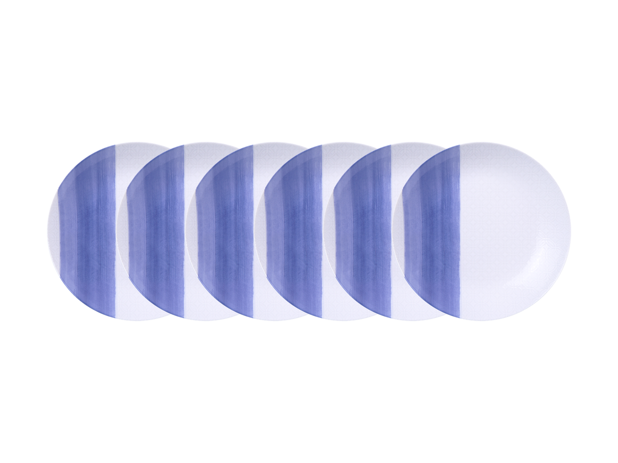 Juego de Platos Hondo porcelana Soho, 22 cm, 6 piezas