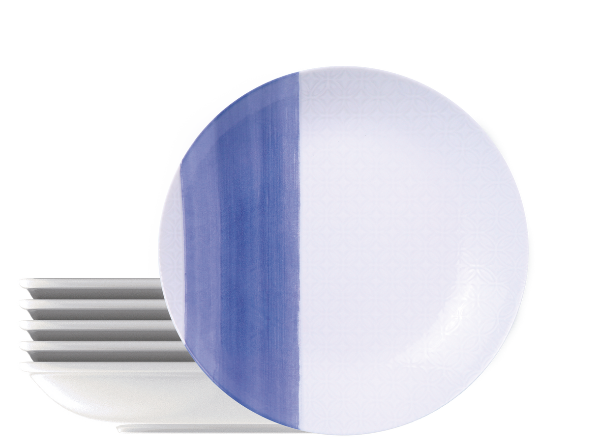 Juego de Platos Hondo porcelana Soho, 22 cm, 6 piezas