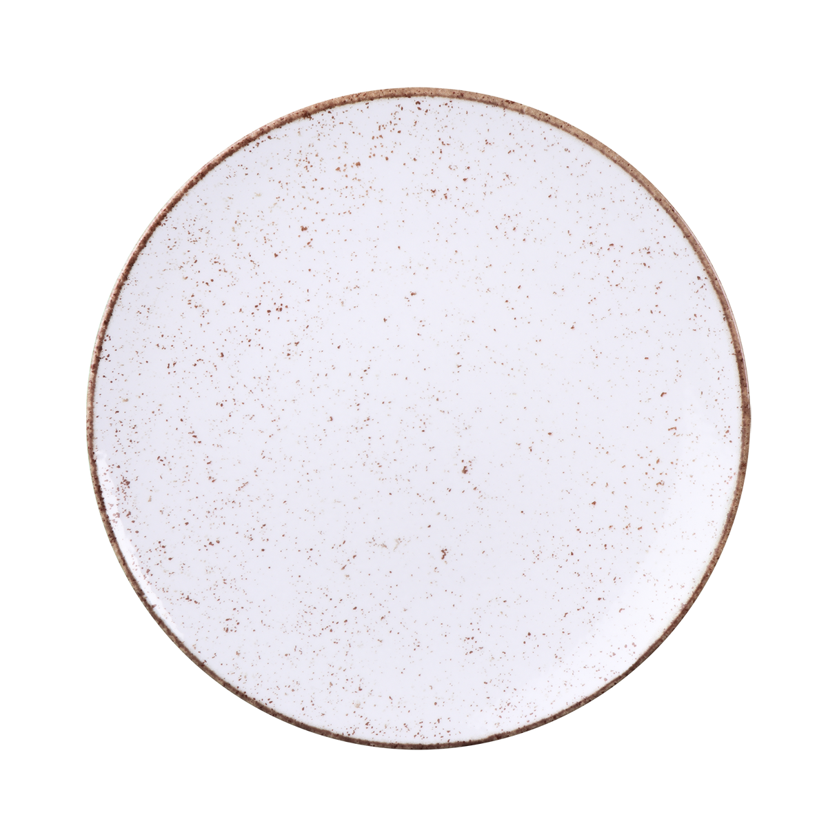 Juego de Platos Vajilla Porcelana Rústico Marrón 12 Piezas