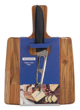 Juego Tabla en Madera Teca + Cuchillo para Queso Kitchen