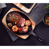 SARTÉN DE HIERRO FUNDIDO CON BANDEJA - CHURRASCO ESSENCIAL