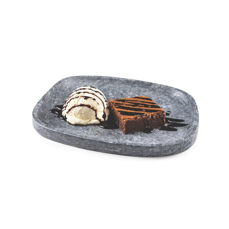 PLATO DE PIEDRA 24X20CM - CONCRETA