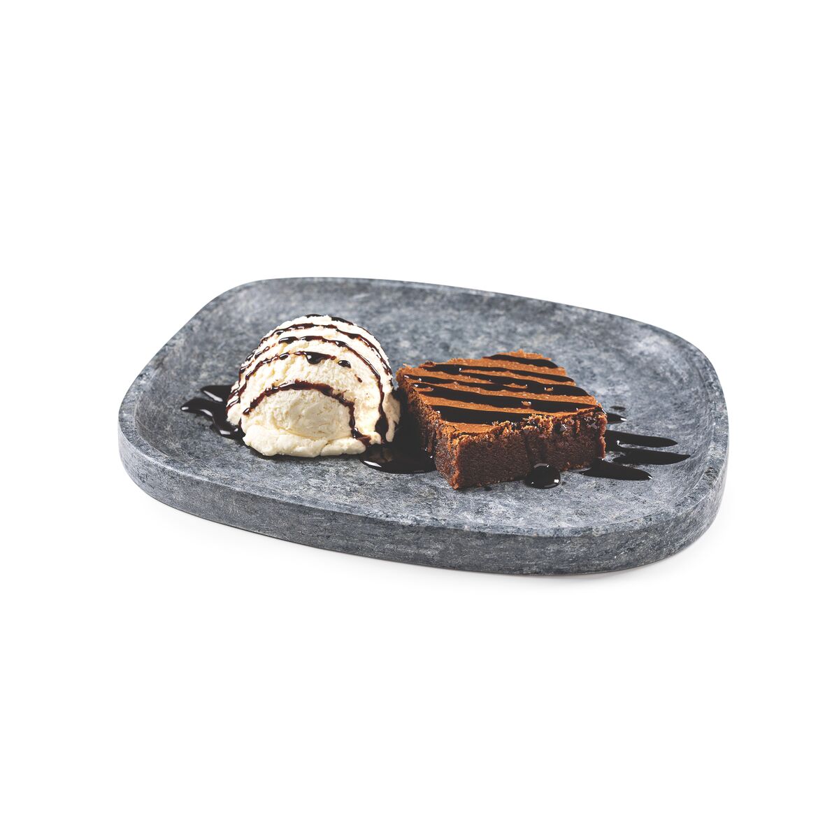 PLATO DE PIEDRA 24X20CM - CONCRETA
