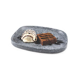 PLATO DE PIEDRA 24X20CM - CONCRETA