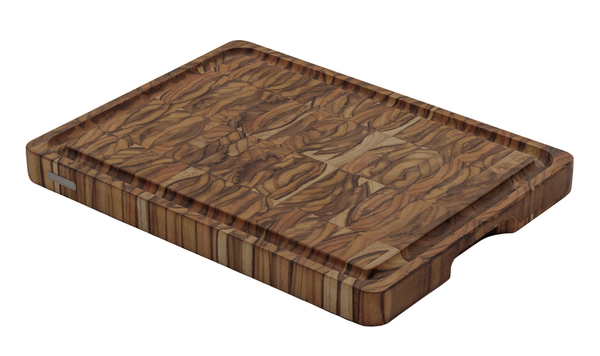 Tabla de Madera Teca Churrasco Premium 50 x 38 cm