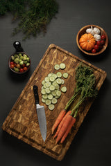 Tabla de Madera Teca Churrasco Premium 50 x 38 cm