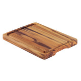 TABLA DE TECA PARA PRESENTACION Y CORTE  40 X 30 X 3CM - CHURRASCO PREMIUM
