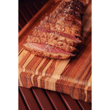 TABLA DE TECA PARA PRESENTACION Y CORTE  40 X 30 X 3CM - CHURRASCO PREMIUM