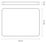 Tabla de Madera Teca Churrasco Premium 40 x 30 cm