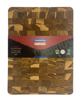 Tabla de Madera Teca Churrasco Premium 40 x 30 cm