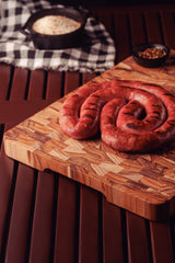 Tabla de Madera Teca Churrasco Premium 40 x 30 cm