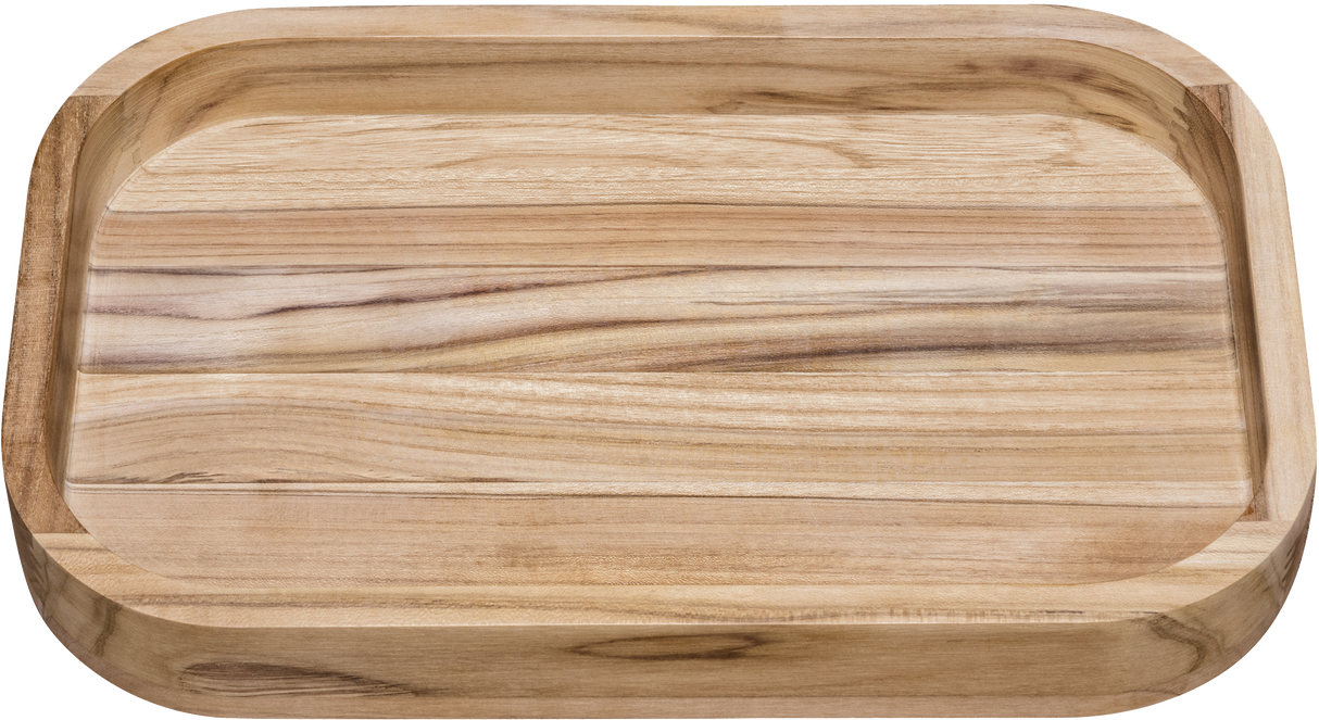 FUENTE DE MADERA DE TECA  40X25X5CM - CHURRASCO ESSENCIAL