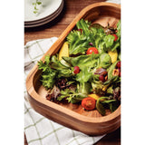 FUENTE DE MADERA DE TECA  40X25X5CM - CHURRASCO ESSENCIAL