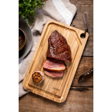 TABLA DE TECA PARA PRESENTACION Y CORTE 40 X 24 X 1,8CM - CHURRASCO ESSENCIAL