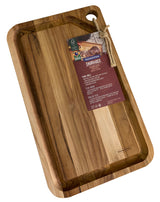 Tabla de cortar de Madera de Teca Churrasco Essencial 49 x 28 cm