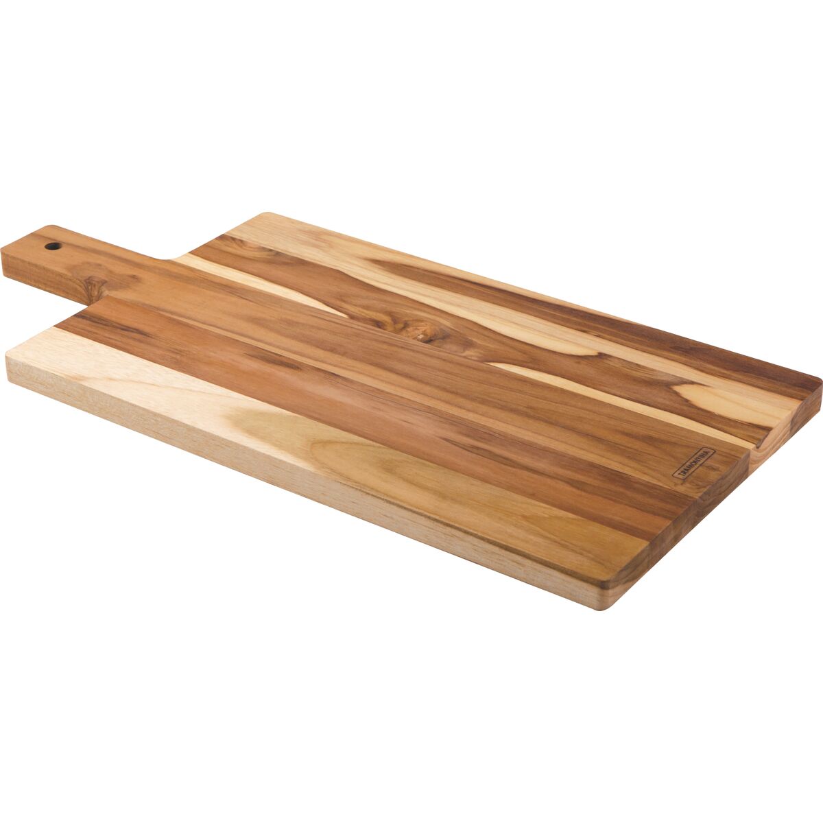 TABLA DE TECA PARA SERVICIO Y PRESENTACION  50X25X1,8CM - CHURRASCO ESSENCIAL