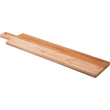Tabla de Servir de Madera Tropical con Mango Churrasco Essencial 70x15 cm