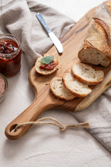 Tramontina Tabla de Madera Teca para Cortar y Servir Provence 48 x 19 cm