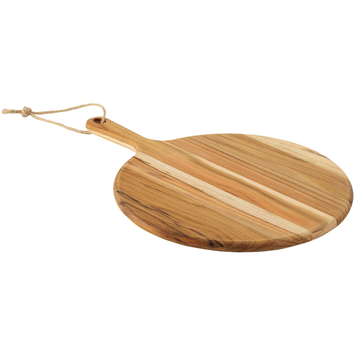Tabla para Pizza Redonda en Madera de Teca Provence 40 x 28 cm