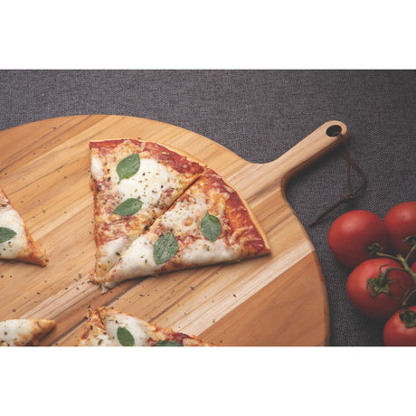 TABLA DE TECA PARA SERVICIO Y PRESENTACION PIZZA  52 X 40 X 1,5CM - PROVENCE