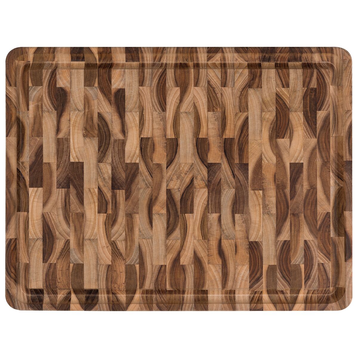 TABLA DE TECA PARA PRESENTACION Y CORTE 45 X 34 X 3CM - CHURRASCO ESSENCIAL