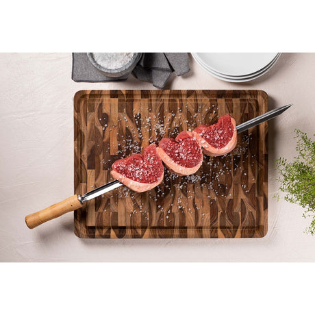 Tramontina Tabla de Madera Teca Churrasco Essencial 45 x 34 cm