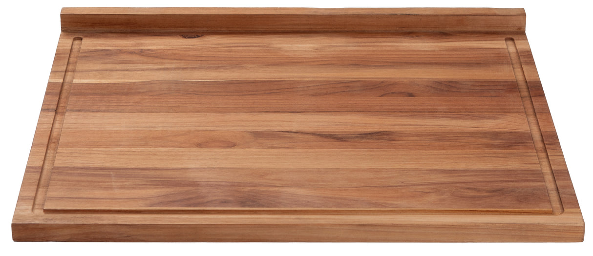 Tabla de Madera de Teca para Corte con Encaje para Encimera 48 x 41 cm