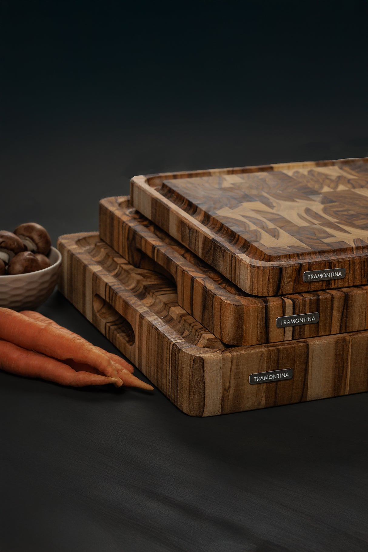 Tabla de Madera Teca Churrasco Premium FSC® 60 x 40 cm