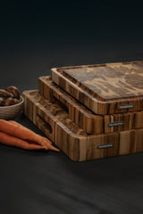 Tabla de Madera Teca Churrasco Premium FSC® 60 x 40 cm