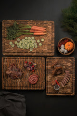 Tabla de Madera Teca Churrasco Premium FSC® 60 x 40 cm