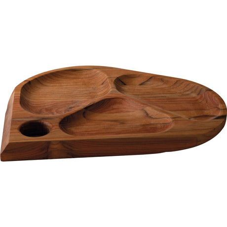 TABLA DE TECA PARA SERVICIO Y PRESENTACION 35 X 27 X 2,5CM - FOLIUM