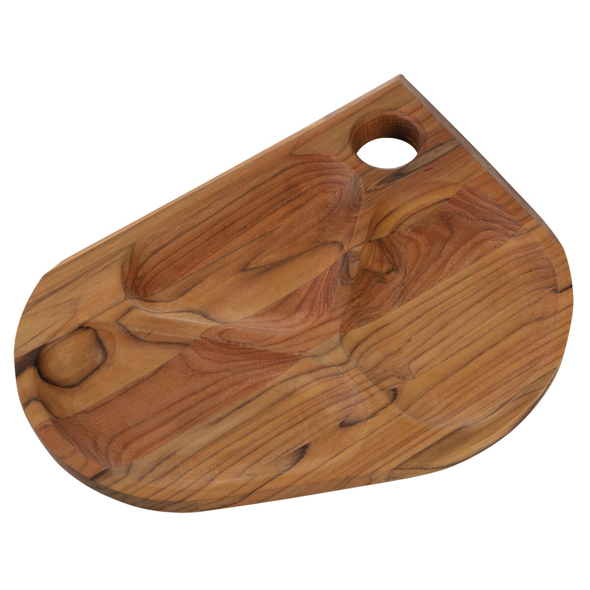TABLA DE TECA PARA SERVICIO Y PRESENTACION 35 X 27 X 2,5CM - FOLIUM