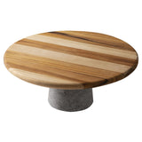 TABLA PRESENTACIÓN MADERA DE TECA C/BASE  32X13CM - PROVENCE