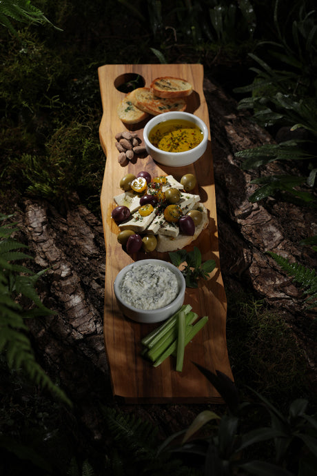 Tramontina Tabla Rectangular de Madera Teca Savia 80x20 cm