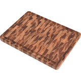 TABLA DE TECA PARA PRESENTACION Y CORTE 45 X 34 X 3CM - CHURRASCO ESSENCIAL