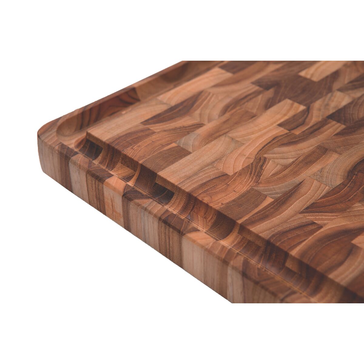 TABLA DE TECA PARA PRESENTACION Y CORTE 45 X 34 X 3CM - CHURRASCO ESSENCIAL