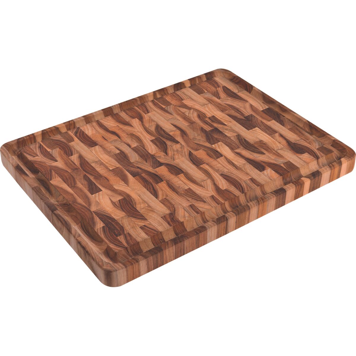 TABLA DE TECA PARA PRESENTACION Y CORTE 45 X 34 X 3CM - CHURRASCO ESSENCIAL