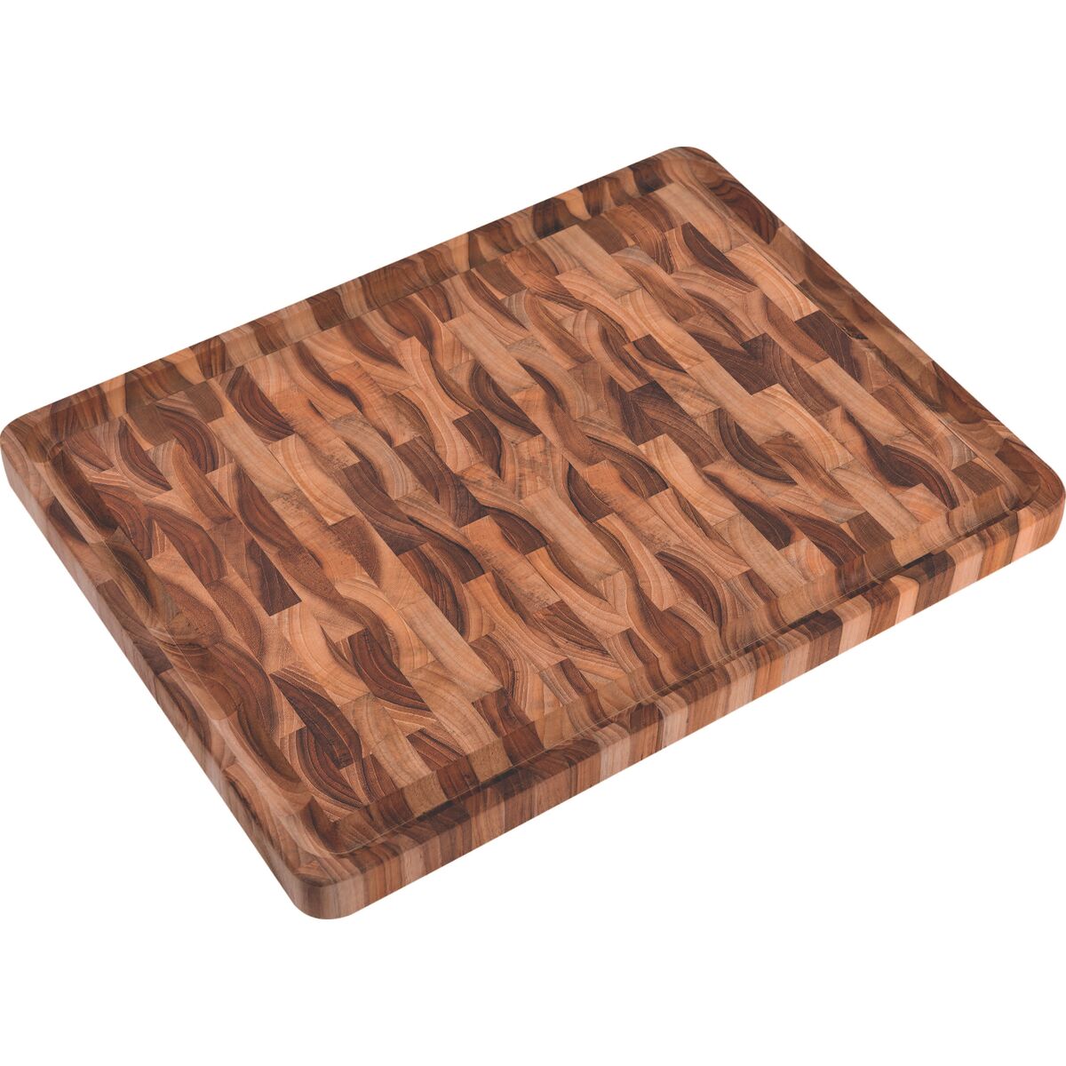 TABLA DE TECA PARA PRESENTACION Y CORTE 45 X 34 X 3CM - CHURRASCO ESSENCIAL