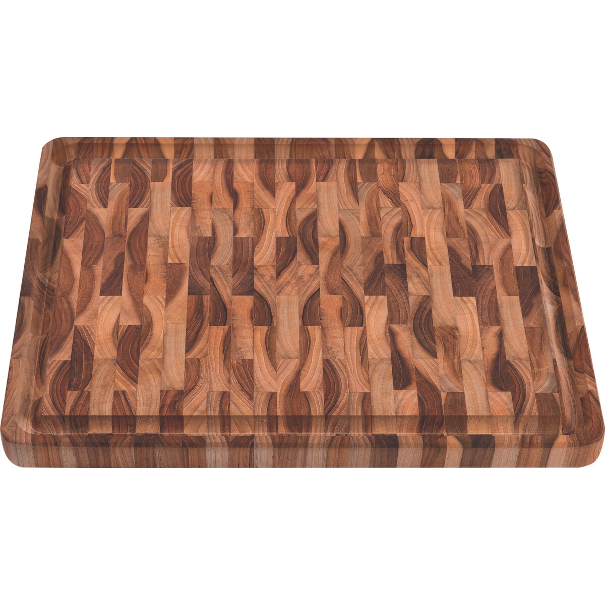 TABLA DE TECA PARA PRESENTACION Y CORTE 45 X 34 X 3CM - CHURRASCO ESSENCIAL