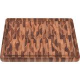 TABLA DE TECA PARA PRESENTACION Y CORTE 45 X 34 X 3CM - CHURRASCO ESSENCIAL