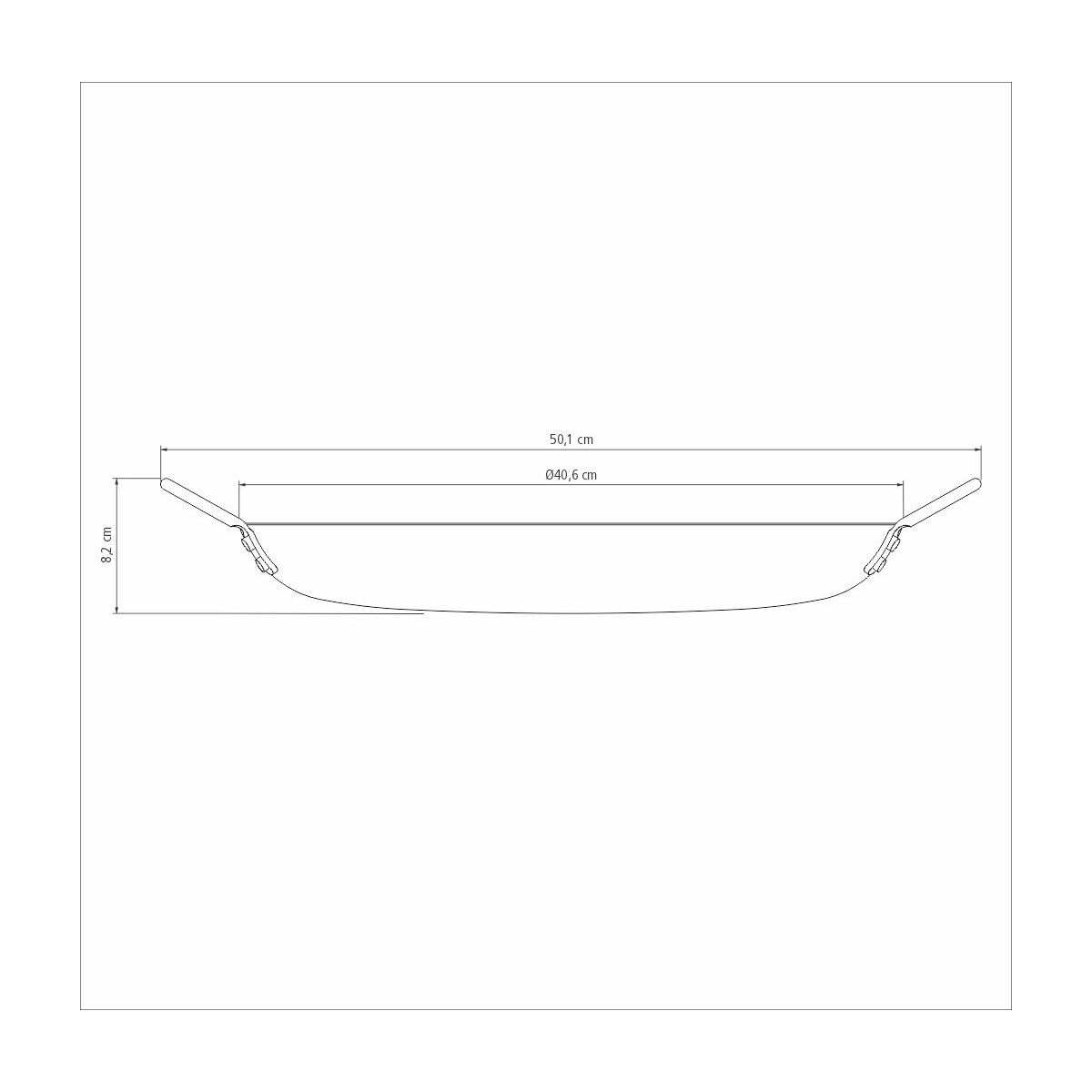 DISCO EN ACERO CARBONO NITROCARBONETADO 40CM  - BLACK COLLECTION