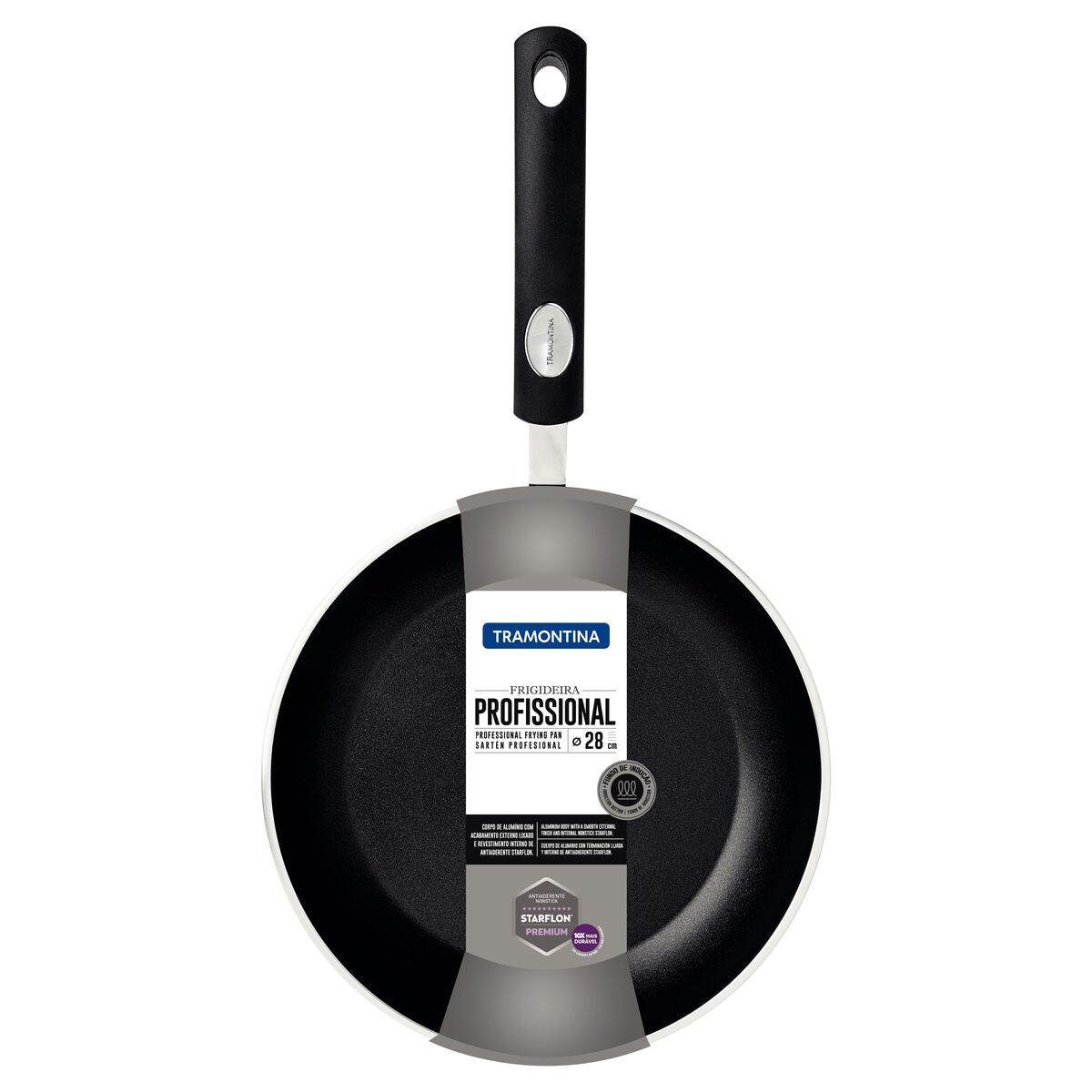 SARTÉN  DE ALUMÍNIO CON ANTIADHERENTE 28CM- 2,40L. - PROFESSIONAL