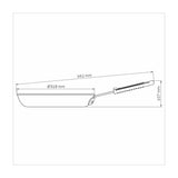 SARTÉN  DE ALUMÍNIO CON ANTIADHERENTE 30CM - 3,00L. - PROFESSIONAL