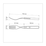 Juego de Tenedores de Mesa Polywood Rojo 6 piezas