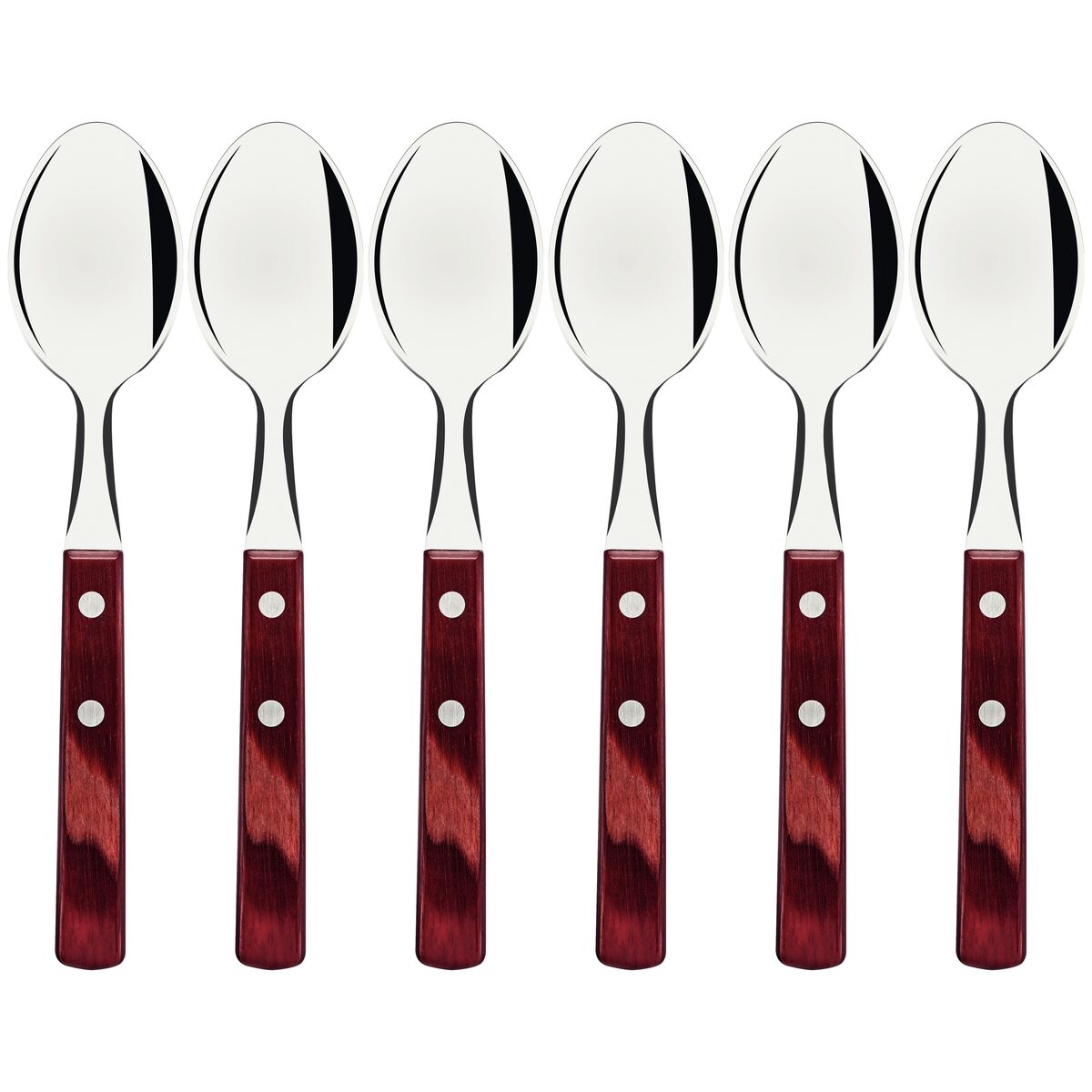 JUEGO DE CUCHARAS DE MESA 6 PZAS. - POLYWOOD