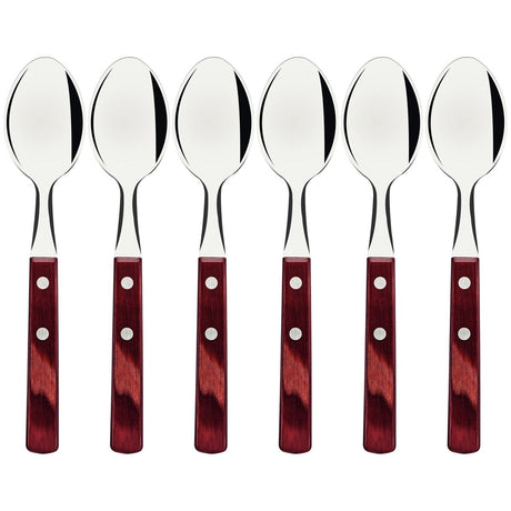 JUEGO DE CUCHARAS DE MESA 6 PZAS. - POLYWOOD