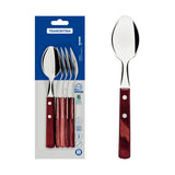 JUEGO DE CUCHARAS DE MESA 6 PZAS. - POLYWOOD
