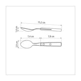 JUEGO DE CUCHARAS DE TÉ 6 PZAS. - POLYWOOD
